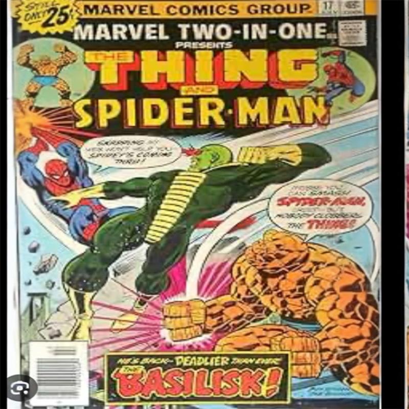 Marvel Two in One Presents The Thing and Spiderman