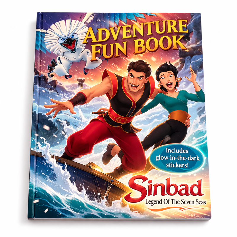 Activity Fun Book ( Sinbad Legend of the Seven Seas