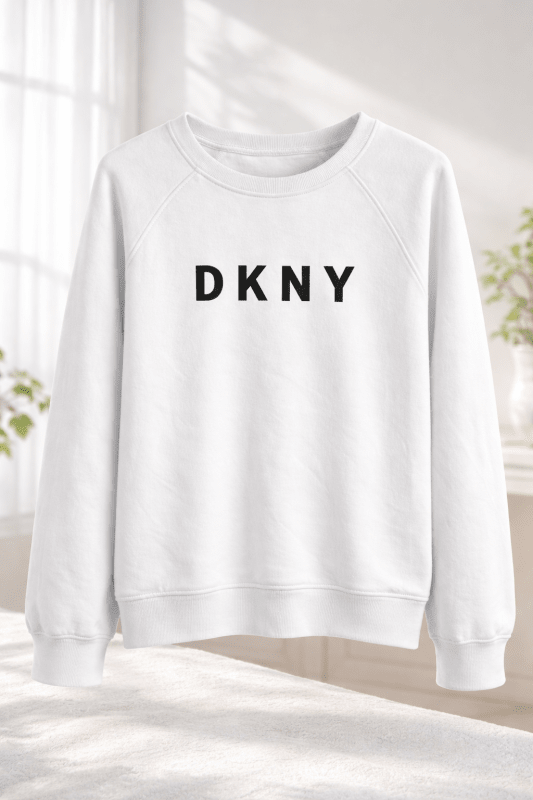 DKNY Womens Crew Sweat Shirt