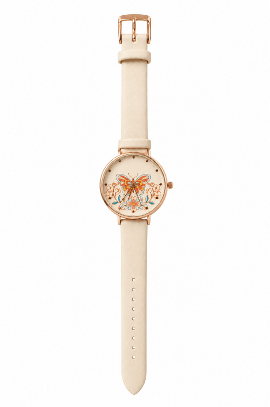 Butterfly Bloom Rose Gold Watch