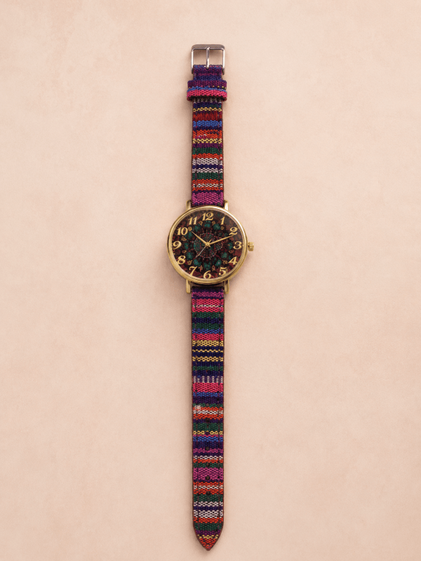 MIdnight Bloom Bohemian Watch