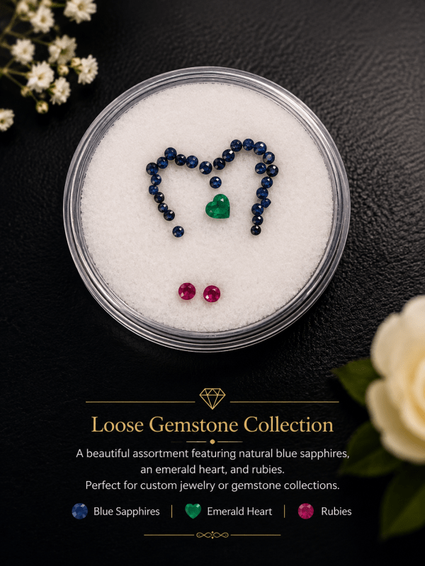 Loose Gem  Collection (Blue Sapphires, Emeralds , Rubies)