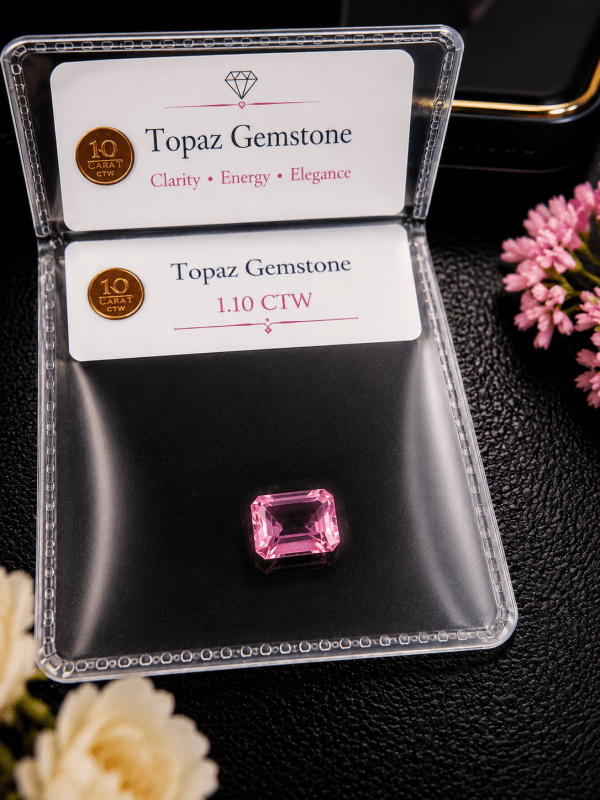 Pink Topaz Gemstone (1.10 CTW)
