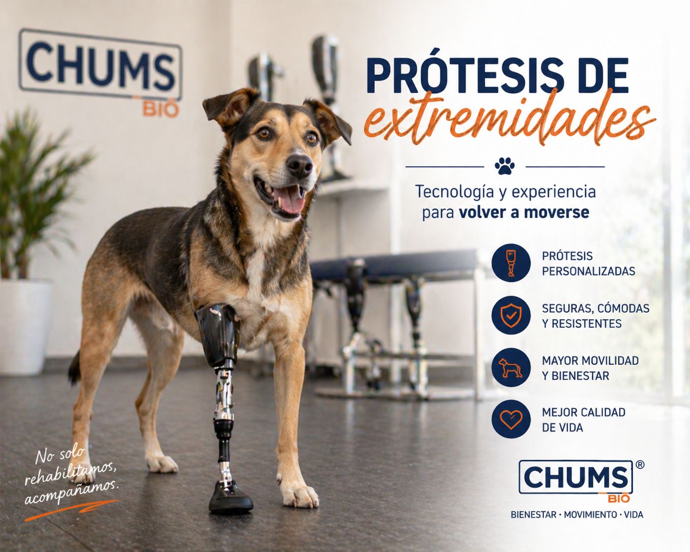 Prótesis para mascotas