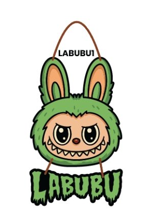 Labubu Doll Custom Wall Haging