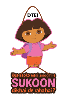 Dora The Explorer Custom Wall Hanging