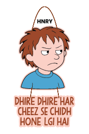 dhire dhire har cheez se chidh hone lagi hai