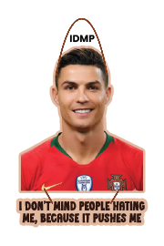 I dont mind people hating me because it pushes me