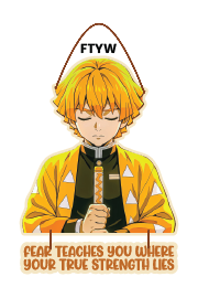 fear teaches you where your true strength use