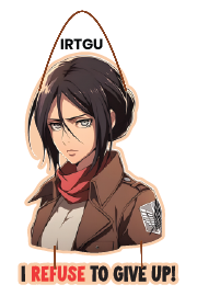 I REFUSEN TO GIVE UPI