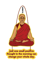 just one small positive thought in the morning can cheng your whole day