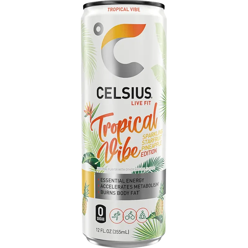 Tropical Vibe Sparkling Starfruit Pineapple