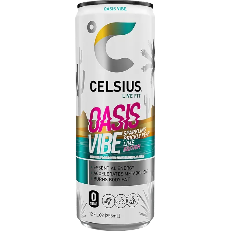 Oasis Vibe Sparkling Prickly Pear Lime