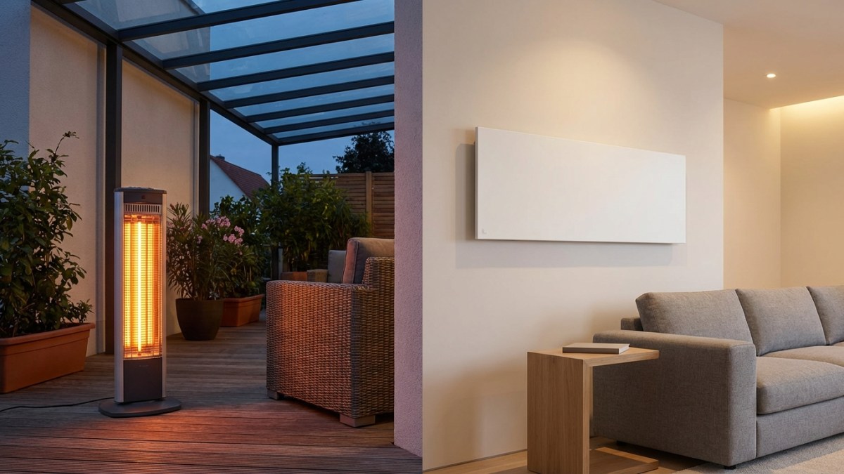 Infrarood kachel versus infrarood paneel vergelijking