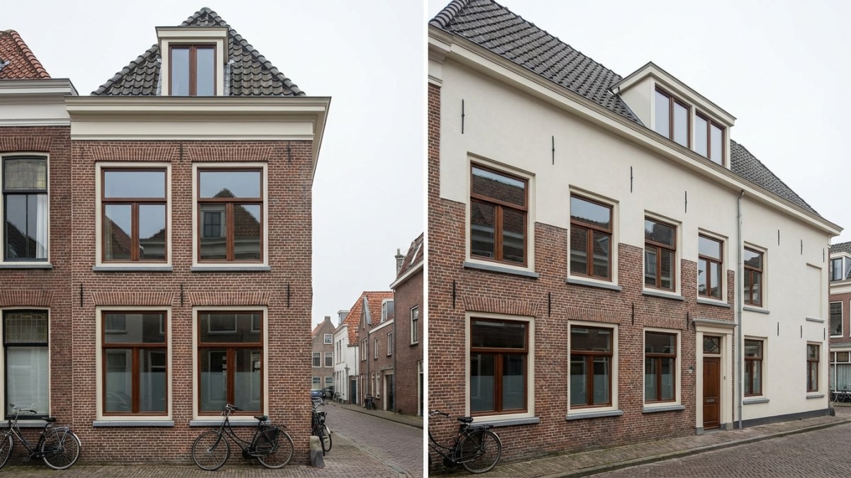 Complete gevelrenovatie met steiger en diverse werkzaamheden