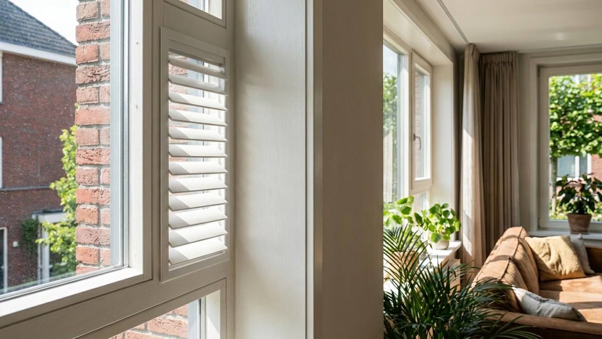 Ventilatieroosters in raamkozijn voor natuurlijke luchttoevoer