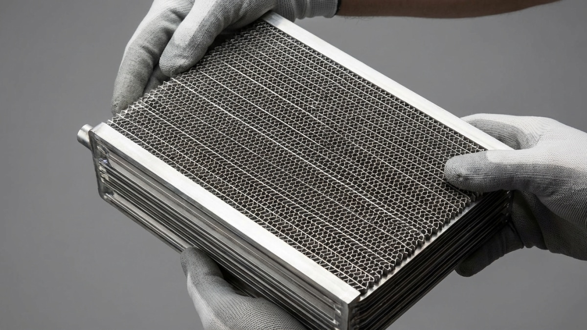 WTW warmtewisselaar kern - warmte-uitwisseling tussen luchtstromen