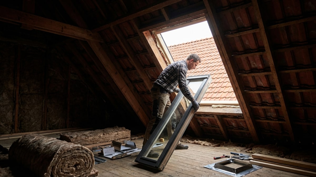 Dakraam installeren - opening maken in dakconstructie