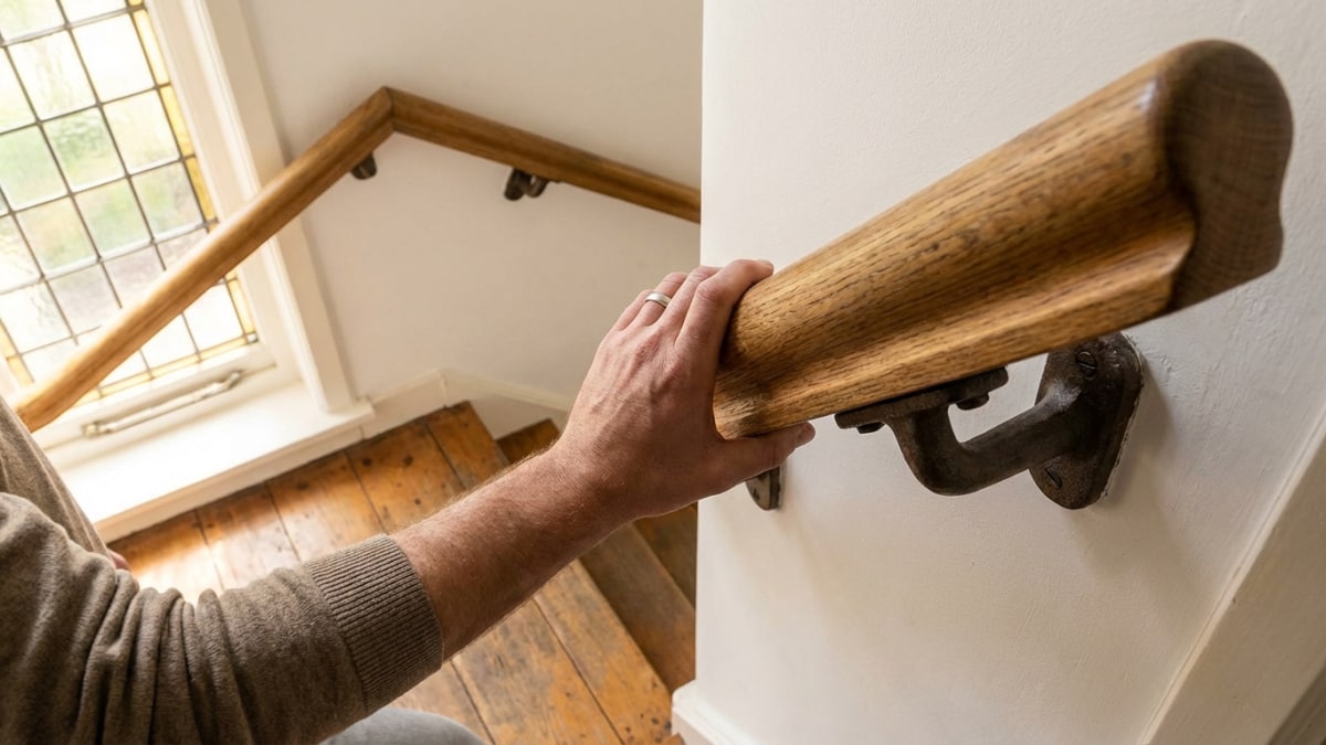 Trap leuning op juiste hoogte volgens Bouwbesluit