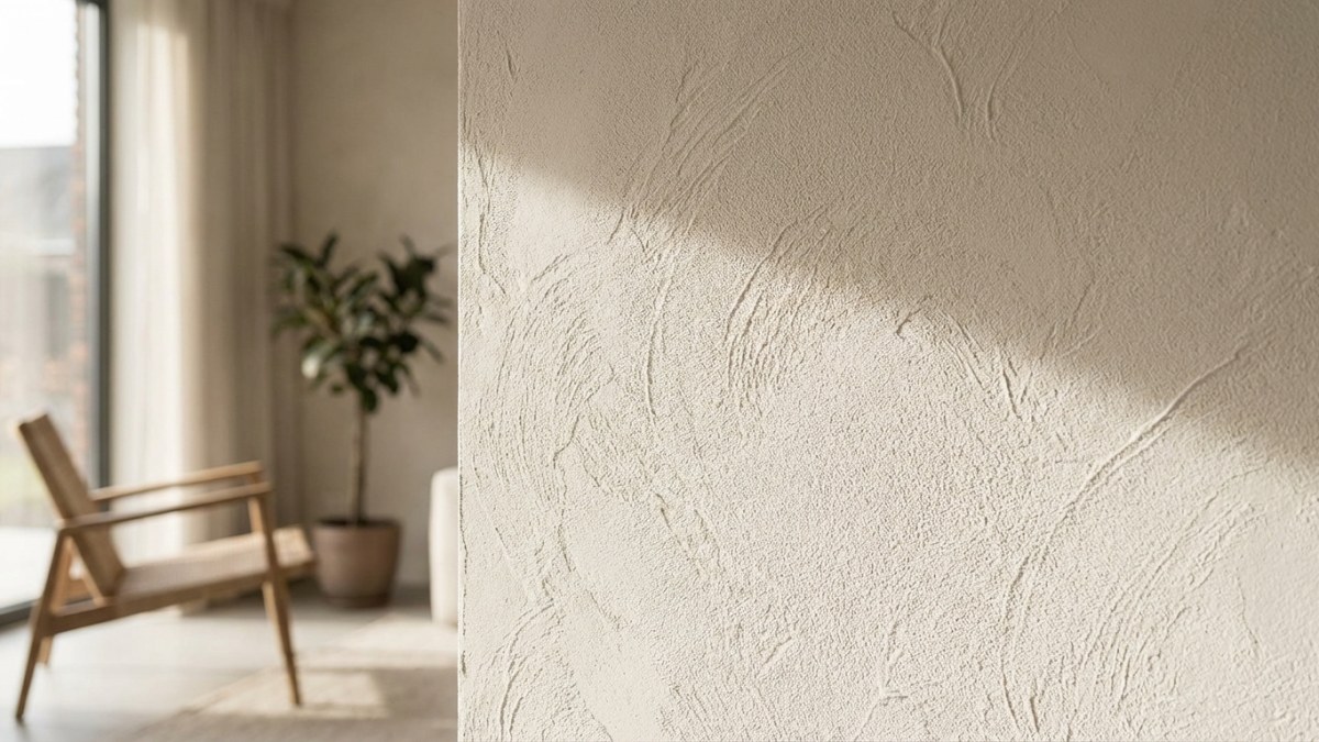 Spachtelputz sierpleister met fijnkorrelige structuur