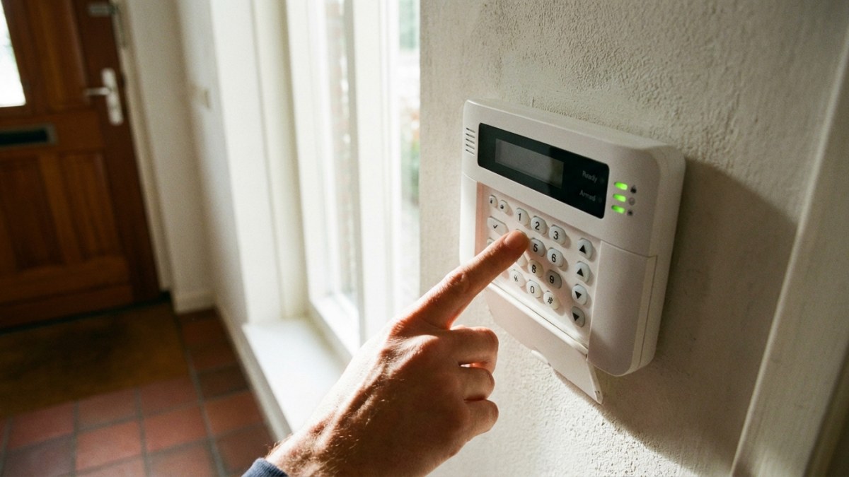 Draadloos alarmsysteem bedieningspaneel