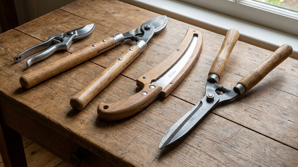 Professioneel snoeigereedschap - snoeischaar, takkenschaar en snoeizaag