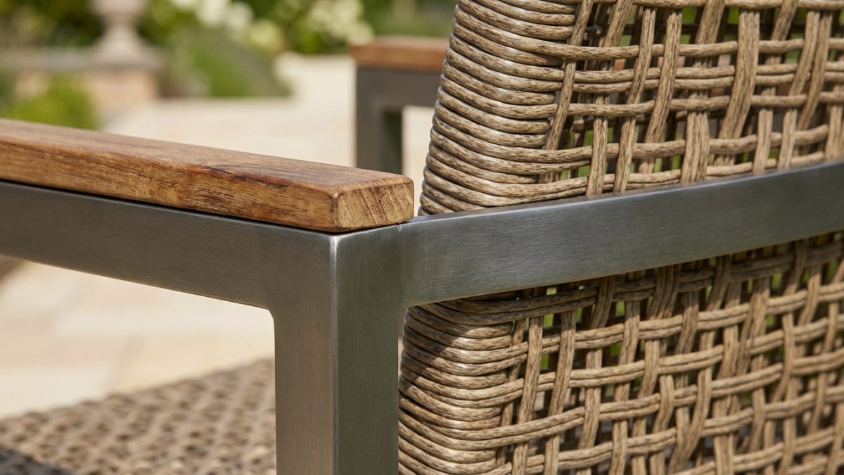 Tuinmeubel materialen - teak, aluminium en wicker