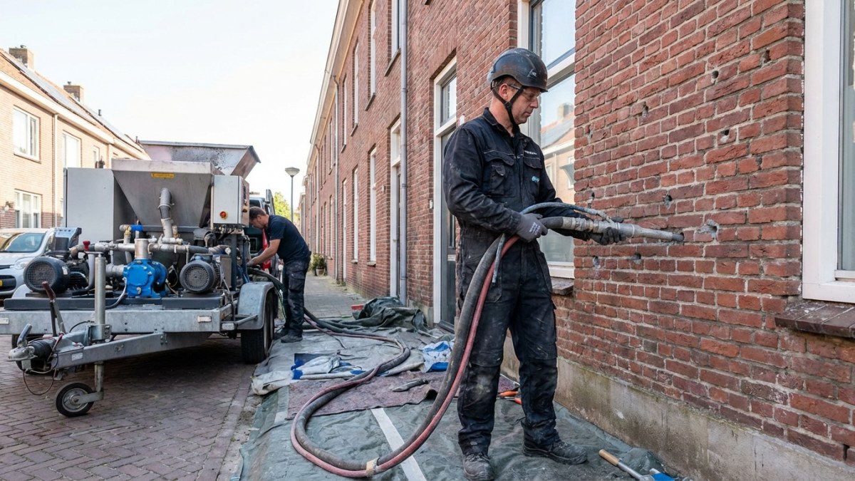 Spouwmuurisolatie voor beter energielabel