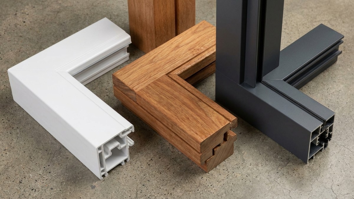 Kozijnen materialen vergelijken - kunststof, hout en aluminium