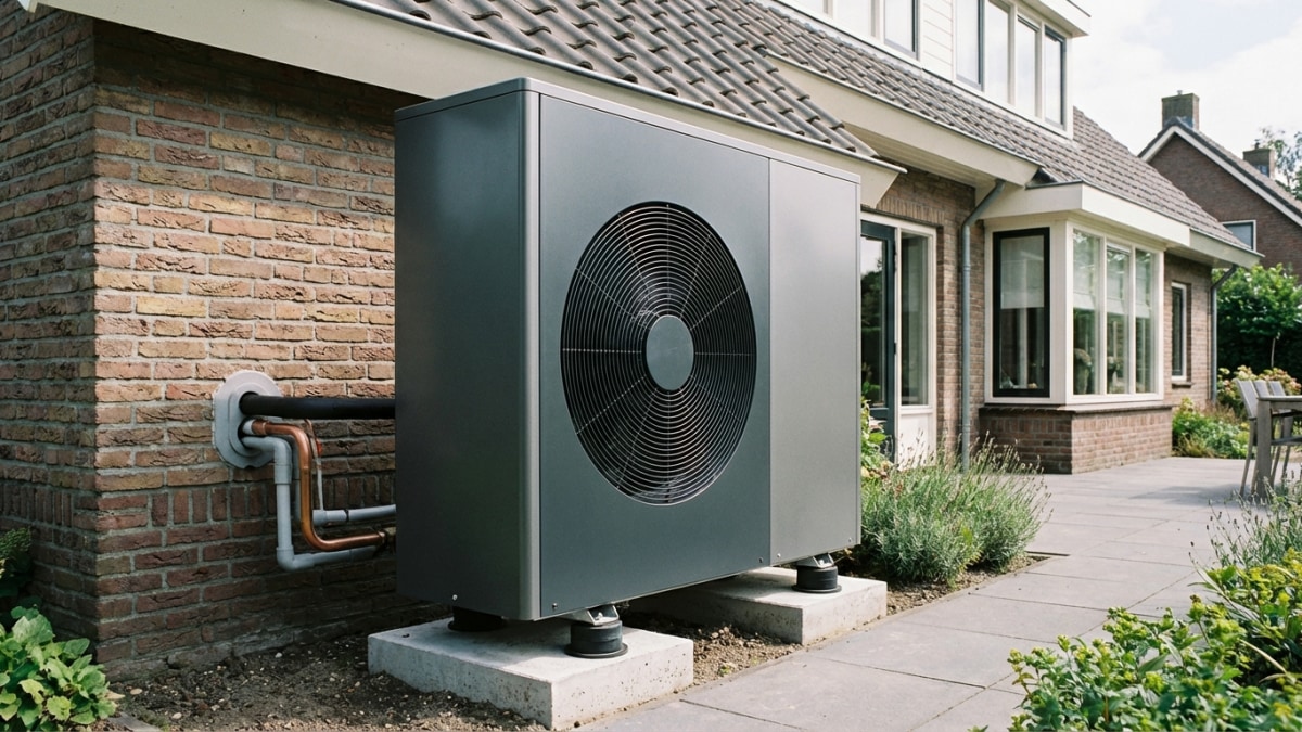 Lucht-water warmtepomp buitenunit