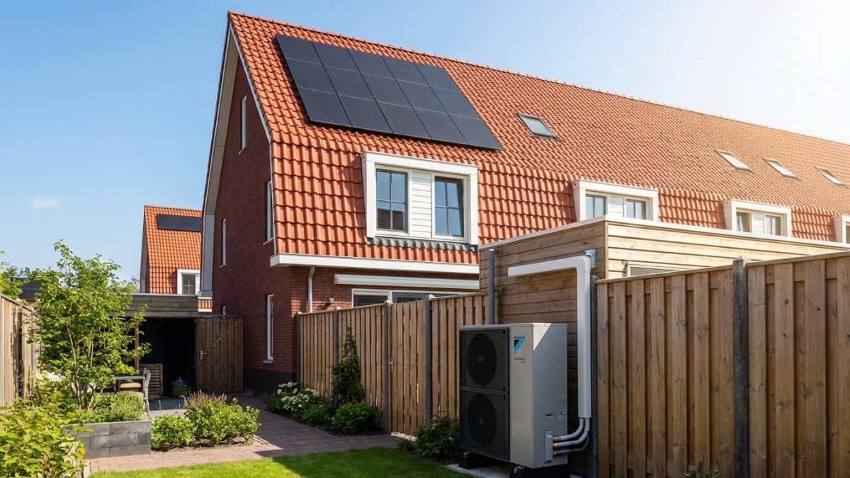 Warmtepomp en zonnepanelen combinatie