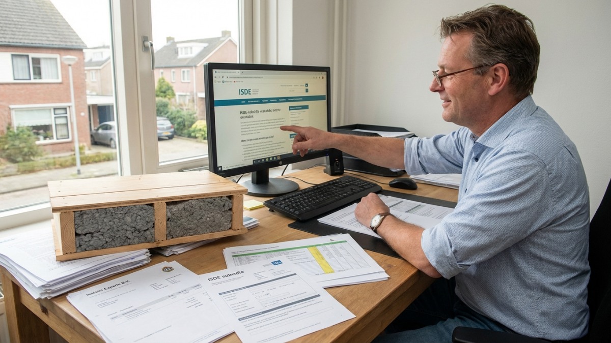 ISDE subsidie berekenen voor vloerisolatie