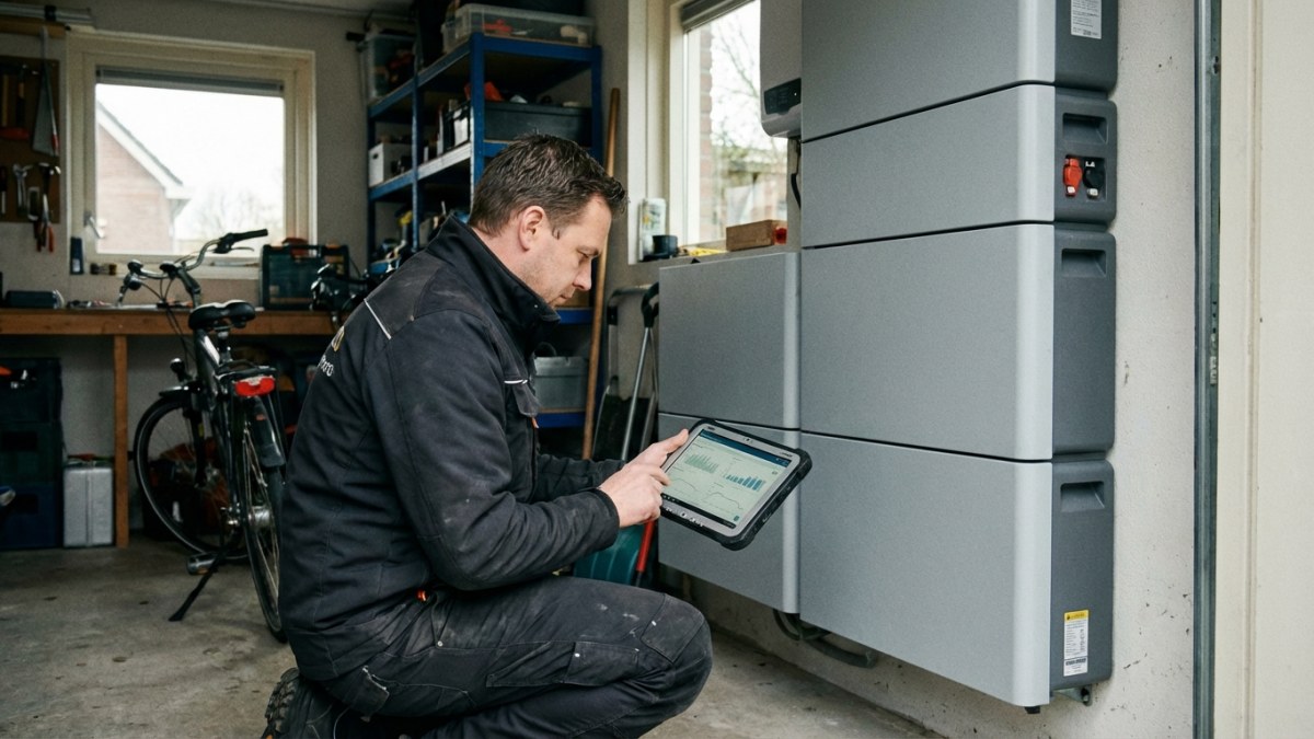 Thuisbatterij garantie en service inspectie