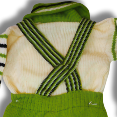 Woolen Winter Full Suit Dungaree top bottom Set for Baby Girls and Boys Sweater Lower Set  - View 7 of 8 - Premium wool sweater