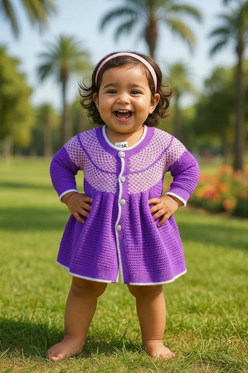 Warm & Cozy Unisex Baby Woollen Sweater Set with socks and cap – 2026 Winter Collection - View 5 of 8 - Premium wool sweater