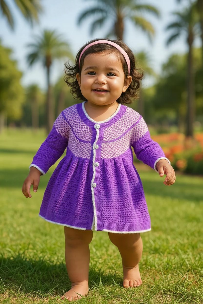 Warm & Cozy Unisex Baby Woollen Sweater Set with socks and cap – 2026 Winter Collection - View 7 of 8 - Premium wool sweater