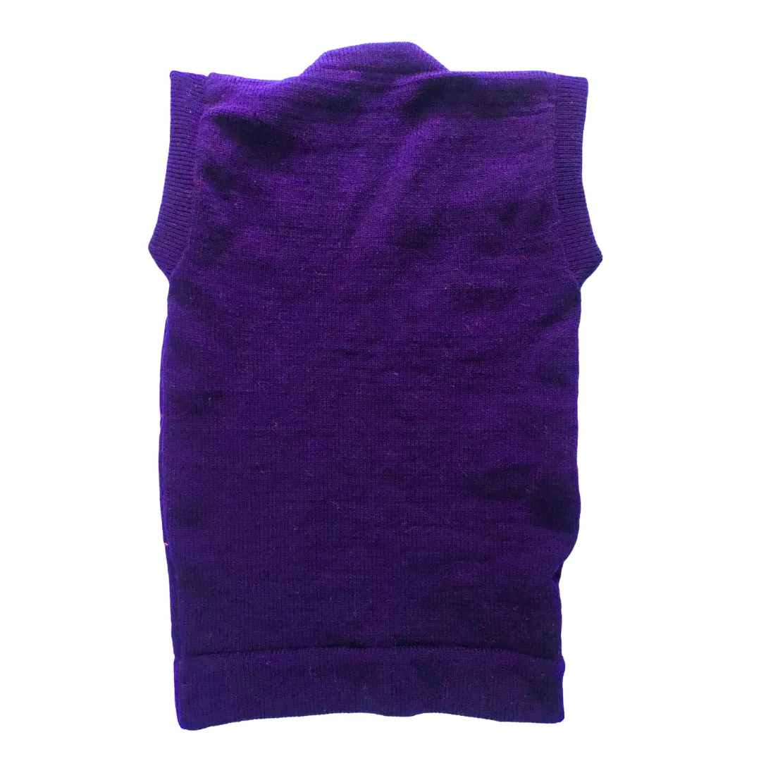 Solid Navy Blue Half Sleeve Sweater for Boys – School Essentials - View 6 of 8 - Premium wool sweater