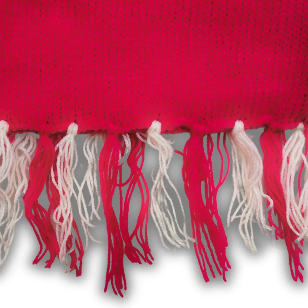 Pink and White Stripe Stylish Woolen Muffler for Men and Women - View 6 of 6 - Premium wool sweater