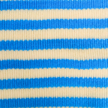 Cream Off white with Indigo sky blue Strips Sweater Men - View 7 of 8 - Premium wool sweater