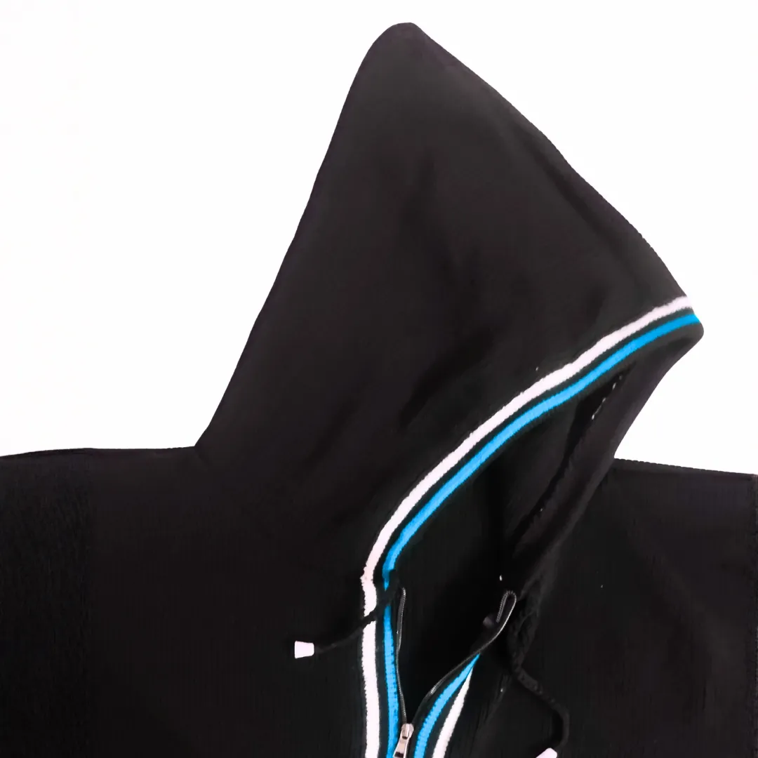 Hooded Stripe Men Sweater – Zip-Up Winter Knit (XXL Size) - View 3 of 4 - Premium wool sweater