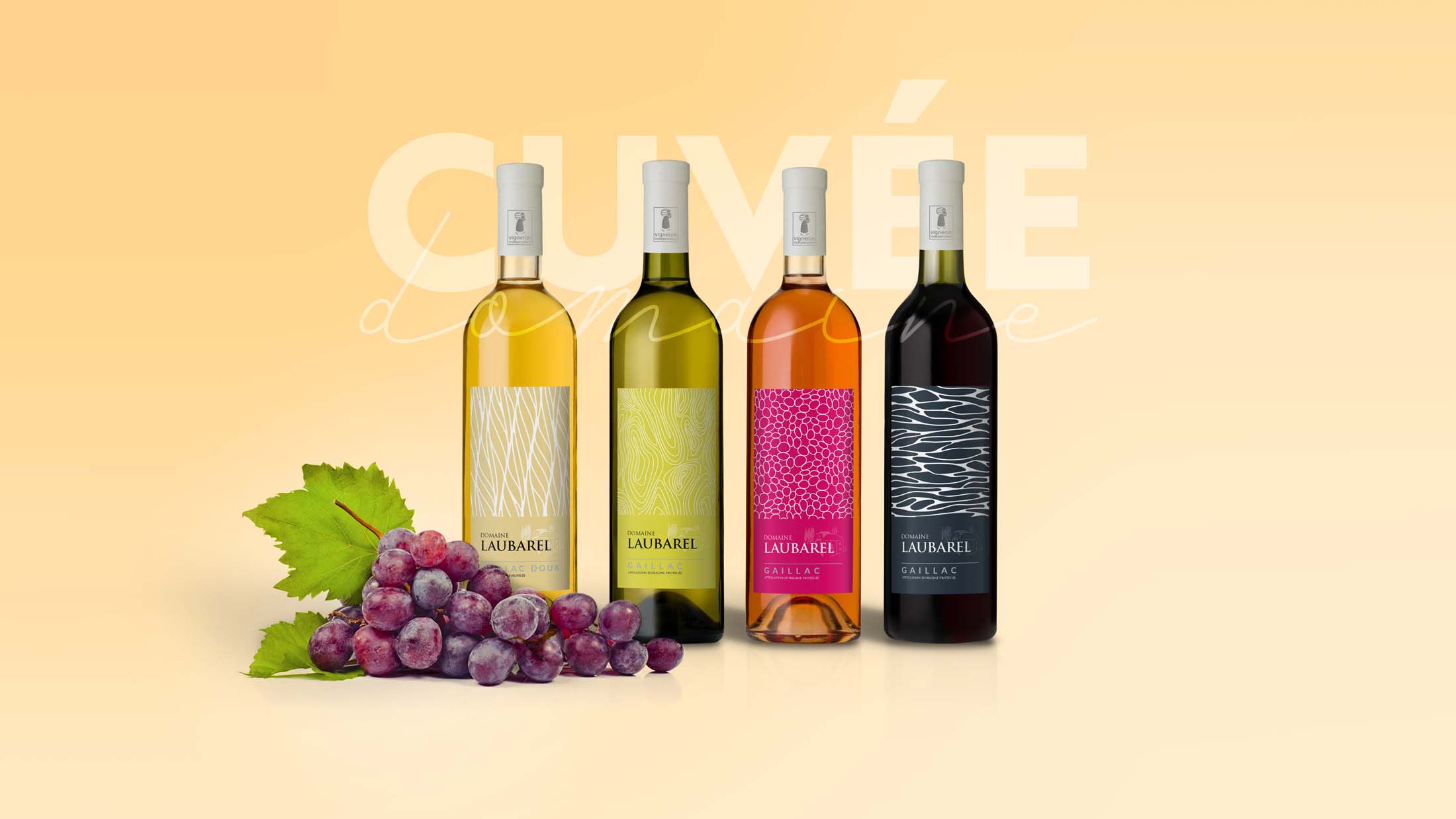 etiquettes cuvée vin