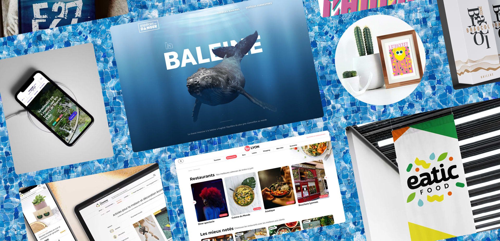 Projets réalisations graphiste UI Toulouse