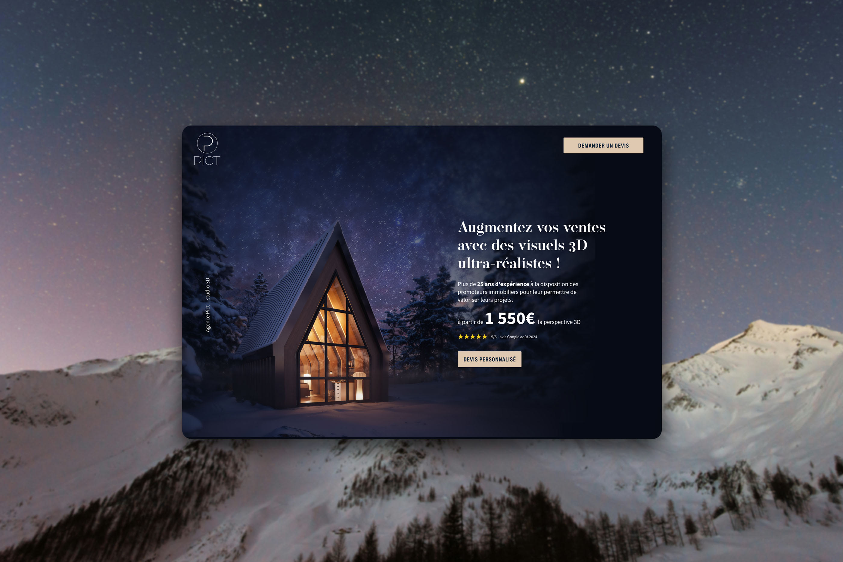 webdesign landing page