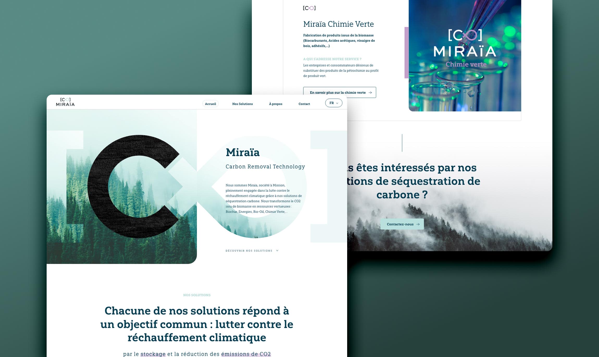 Design page d'accueil 