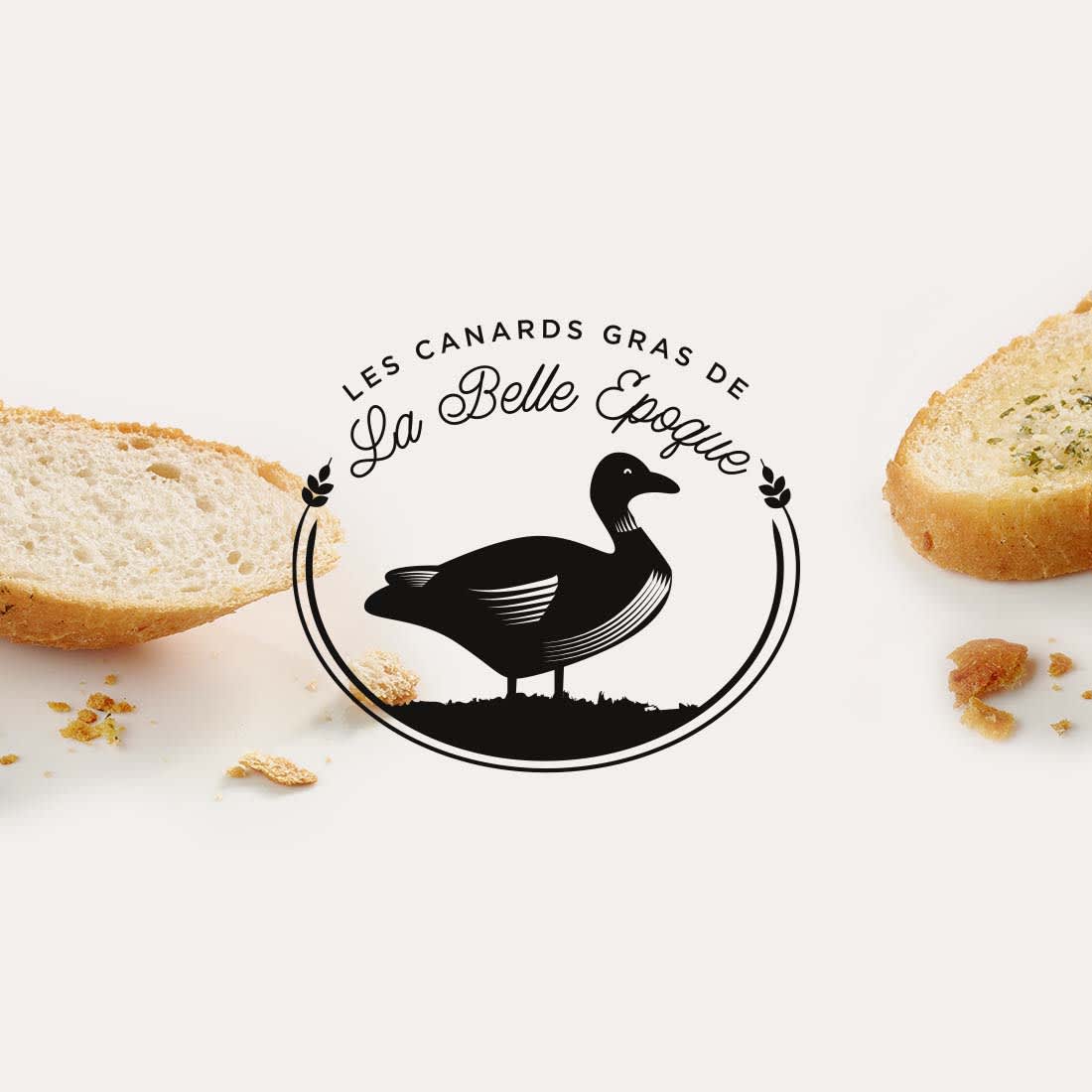 Logo pour une fabrique artisanale de pâtés et conserves de canard