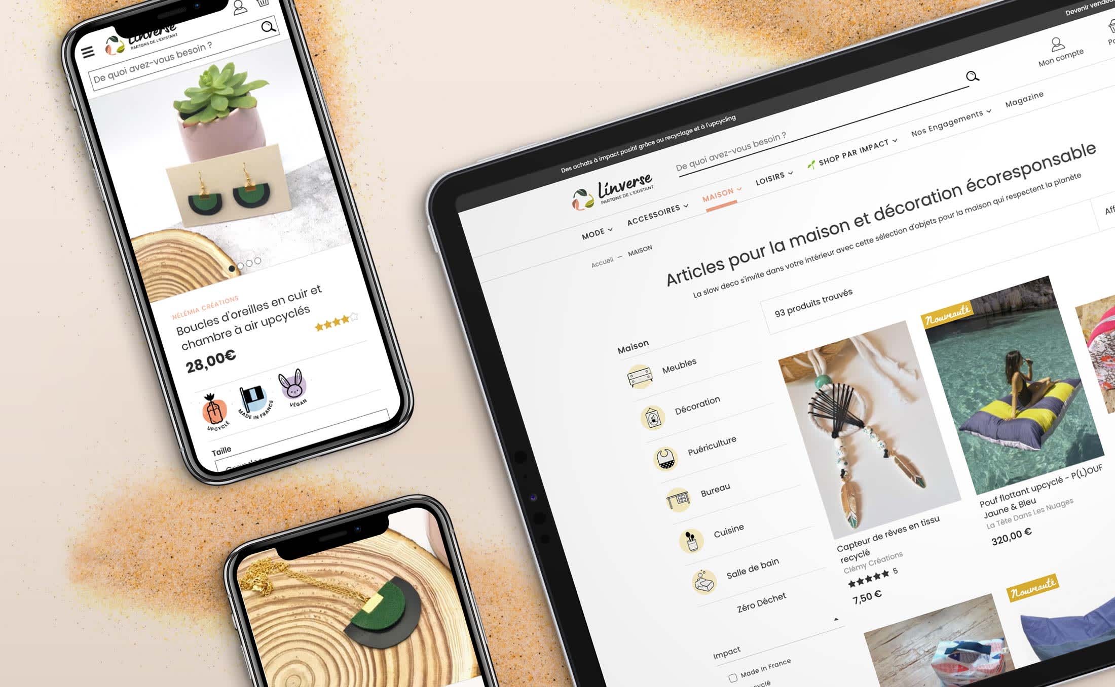 Design de templates responsive pour un e-shop