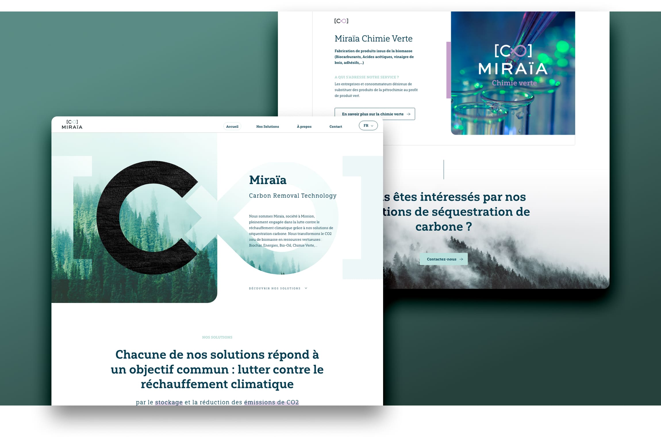 Design page d'accueil 