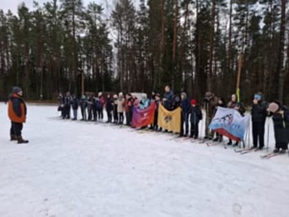 Великолучане совершили лыжный переход к месту дислокации штаба 3-й Ударной Армии