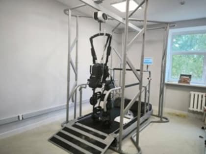 Новый роботизированный комплекс для реабилитации пациентов в Великолукском межрайонном медучреждении