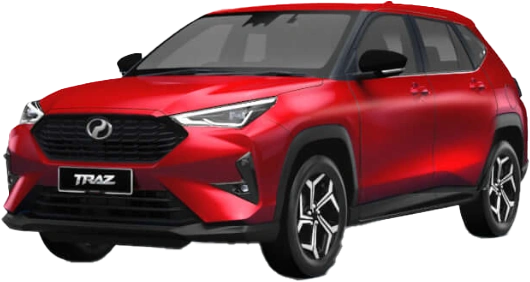 Perodua Traz Cranberry Red